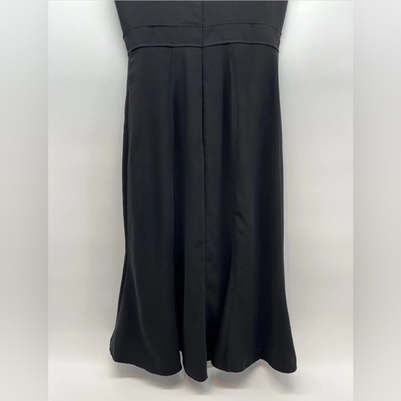 NEW AMANDA UPRICHARD Campania Fit and Flare‎ Midi Dress in Black Size Small - Picture 12 of 15